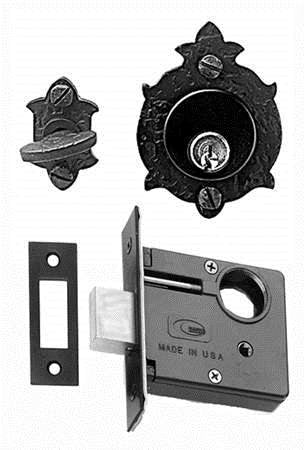 Acorn WTQBI: 2-3/4" Backset Warwick Mortise Deadbolt - Black Iron