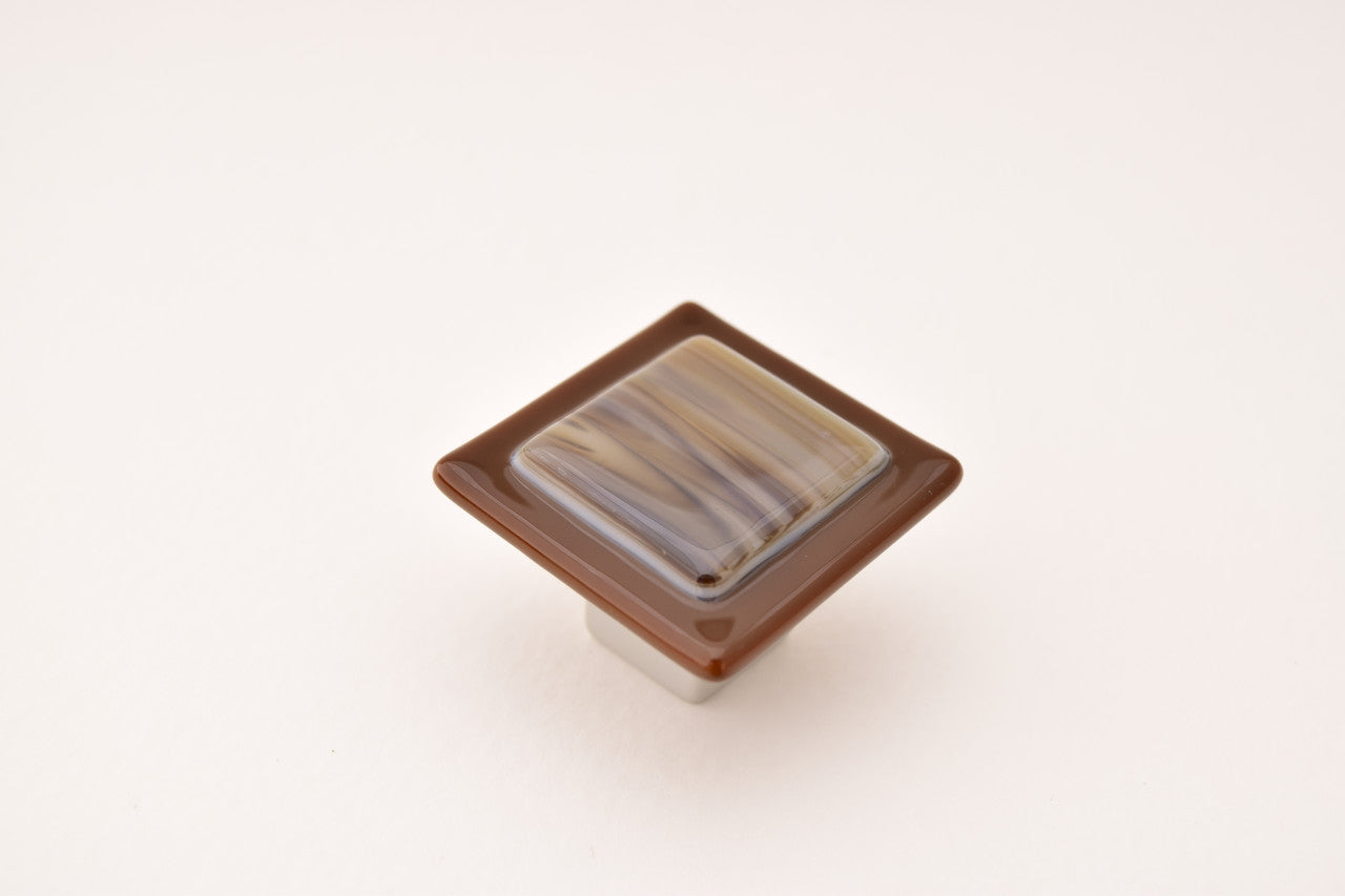 Grace White WW1: Wildwing 1 Cabinet Knob - Multi-hue/Brown