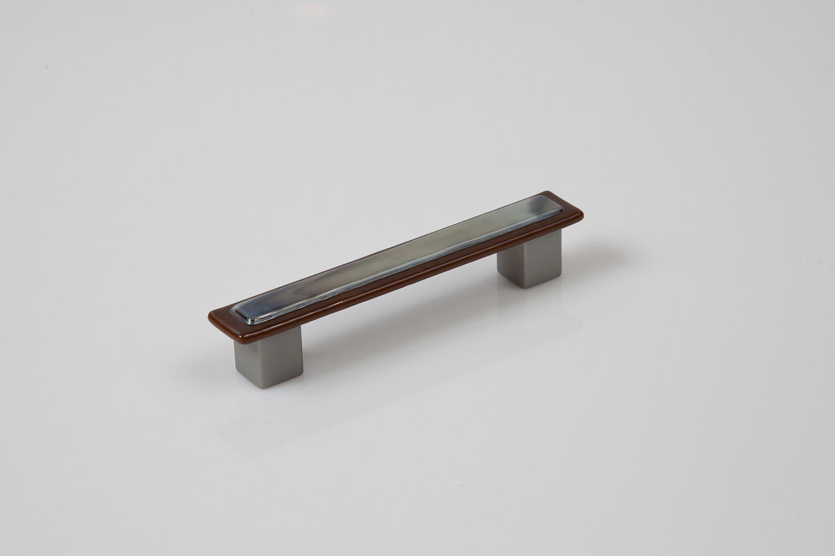 Grace White WW4: 4" cc Wildwing 4 Cabinet Pull - Multi-hue/Brown