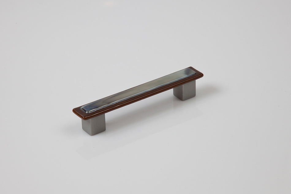 Grace White WW4: 4" cc Wildwing 4 Cabinet Pull - Multi-hue/Brown