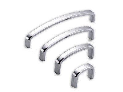 Sugatsune XL-JSR70TT: 64mm cc Curved Handle Pull - Mirror/Satin Stainless Steel