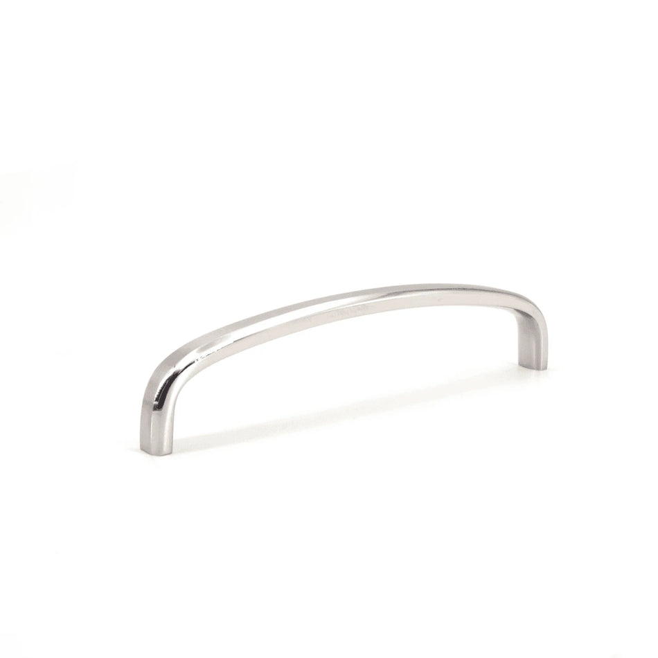 Sugatsune XL-JSR135TT: 128mm cc Curved Handle Pull - Mirror/Satin Stainless Steel
