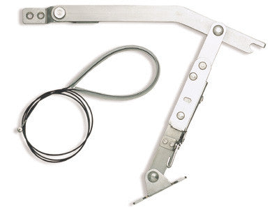 Sugatsune YA-2020WR: 395mm Door Holder w/Wire Release - (right) - Polished Stainless Steel