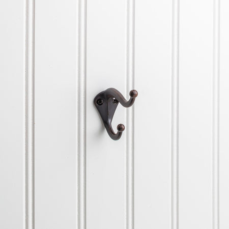 Elements YD10-231DBAC:  2-5/16" Double Wall Hook - Brushed Oil Rubbed Bronze