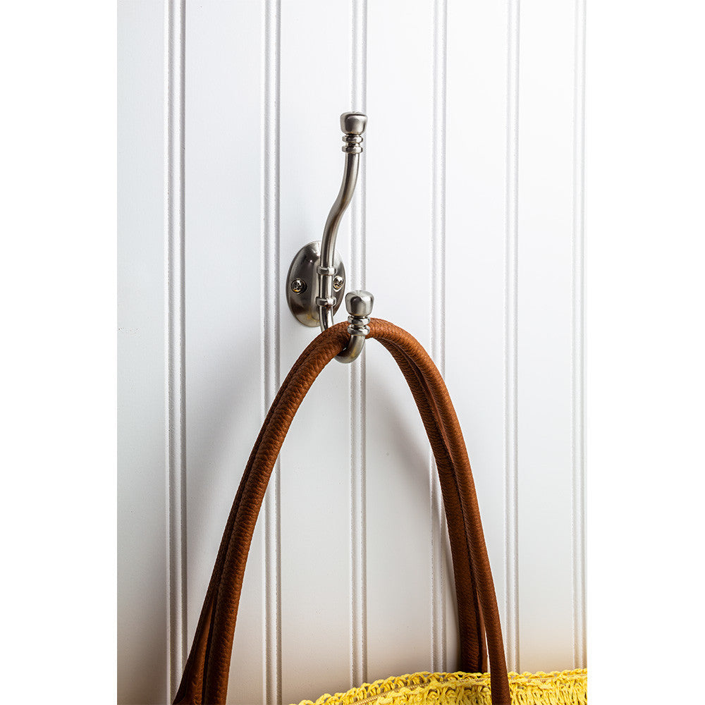 Elements YD55-587DBAC:  5-7/8" Double Wall Hook - Brushed Oil Rubbed Bronze