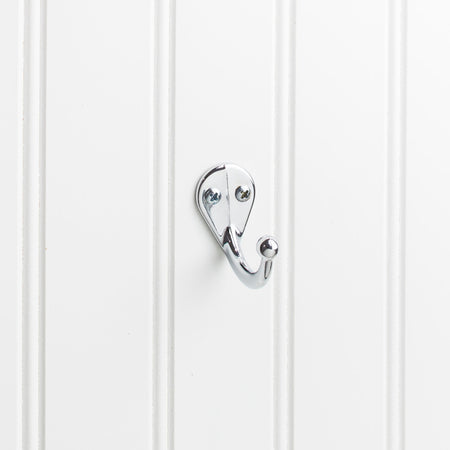 Elements YS05-175PC:  1-3/4" Single Wall Hook - Polished Chrome