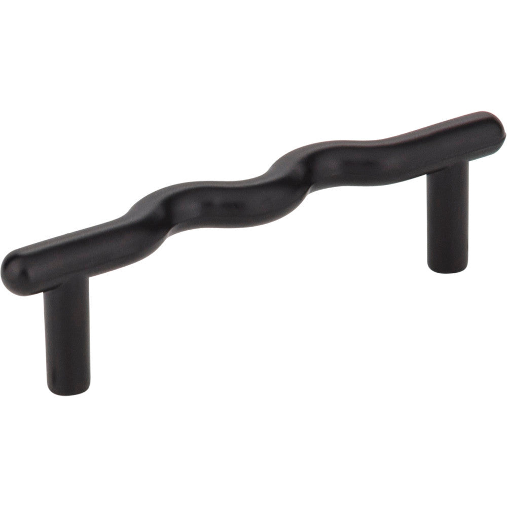 Elements Z105MB: 3" cc Verona Handle Cabinet Pull - Matte Black