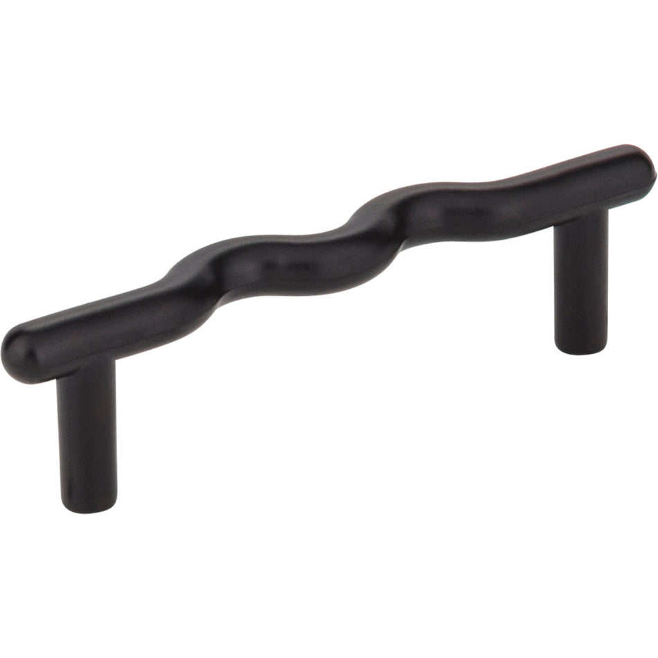 Elements Z105MB: 3" cc Verona Handle Cabinet Pull - Matte Black