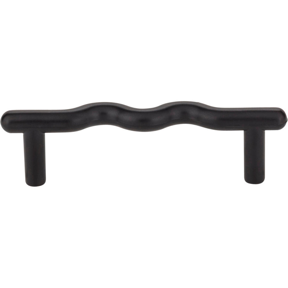 Elements Z105MB: 3" cc Verona Handle Cabinet Pull - Matte Black