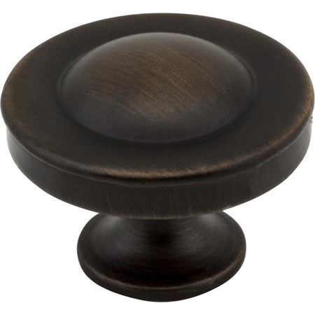 Jeffrey Alexander Z111-ABSB: 1-1/4" Cordova Round Cabinet Knob - Antique Brushed Satin Brass