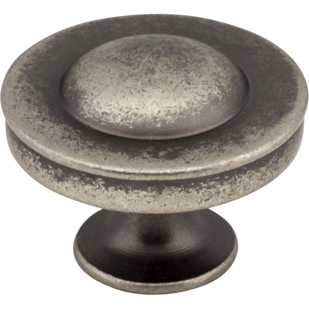 Jeffrey Alexander Z111-BNDL: 1-1/4" Cordova Round Cabinet Knob - Distressed Pewter