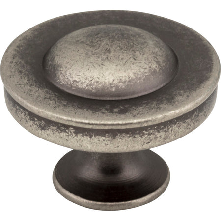 Jeffrey Alexander Z111-BNDL: 1-1/4" Cordova Round Cabinet Knob - Distressed Pewter