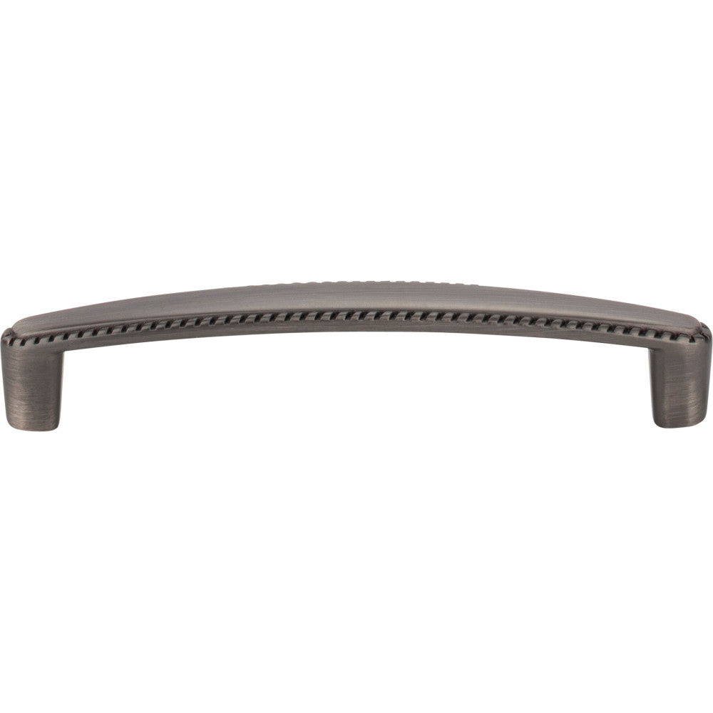 Elements Z115-128BNBDL: 128 mm cc Lindos Bar Cabinet Pull - Brushed Pewter