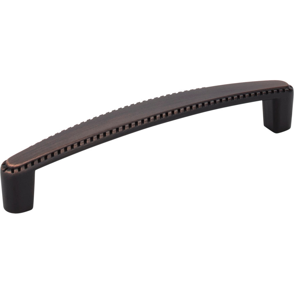 Elements Z115-128DBAC: 128 mm cc Lindos Bar Cabinet Pull - Brushed Oil Rubbed Bronze