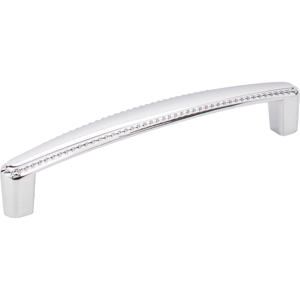 Elements Z115-128PC: 128 mm cc Lindos Bar Cabinet Pull - Polished Chrome