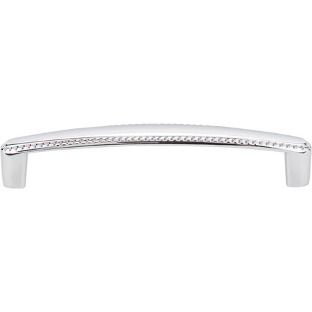 Elements Z115-128PC: 128 mm cc Lindos Bar Cabinet Pull - Polished Chrome