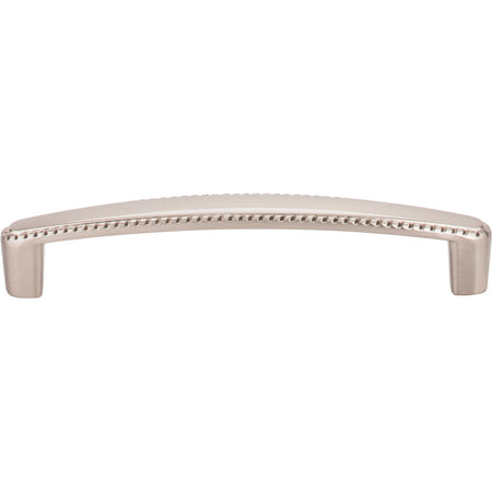 Elements Z115-128SN: 128 mm cc Lindos Bar Cabinet Pull - Satin Nickel