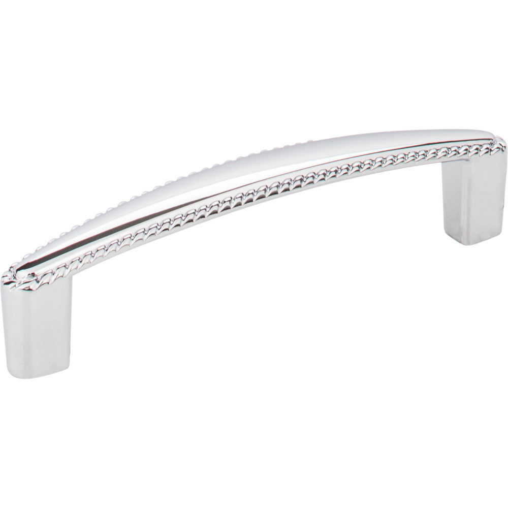 Elements Z115-96PC: 96 mm cc Lindos Bar Cabinet Pull - Polished Chrome