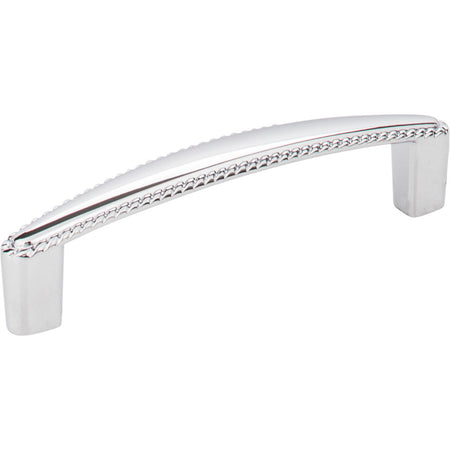 Elements Z115-96PC: 96 mm cc Lindos Bar Cabinet Pull - Polished Chrome