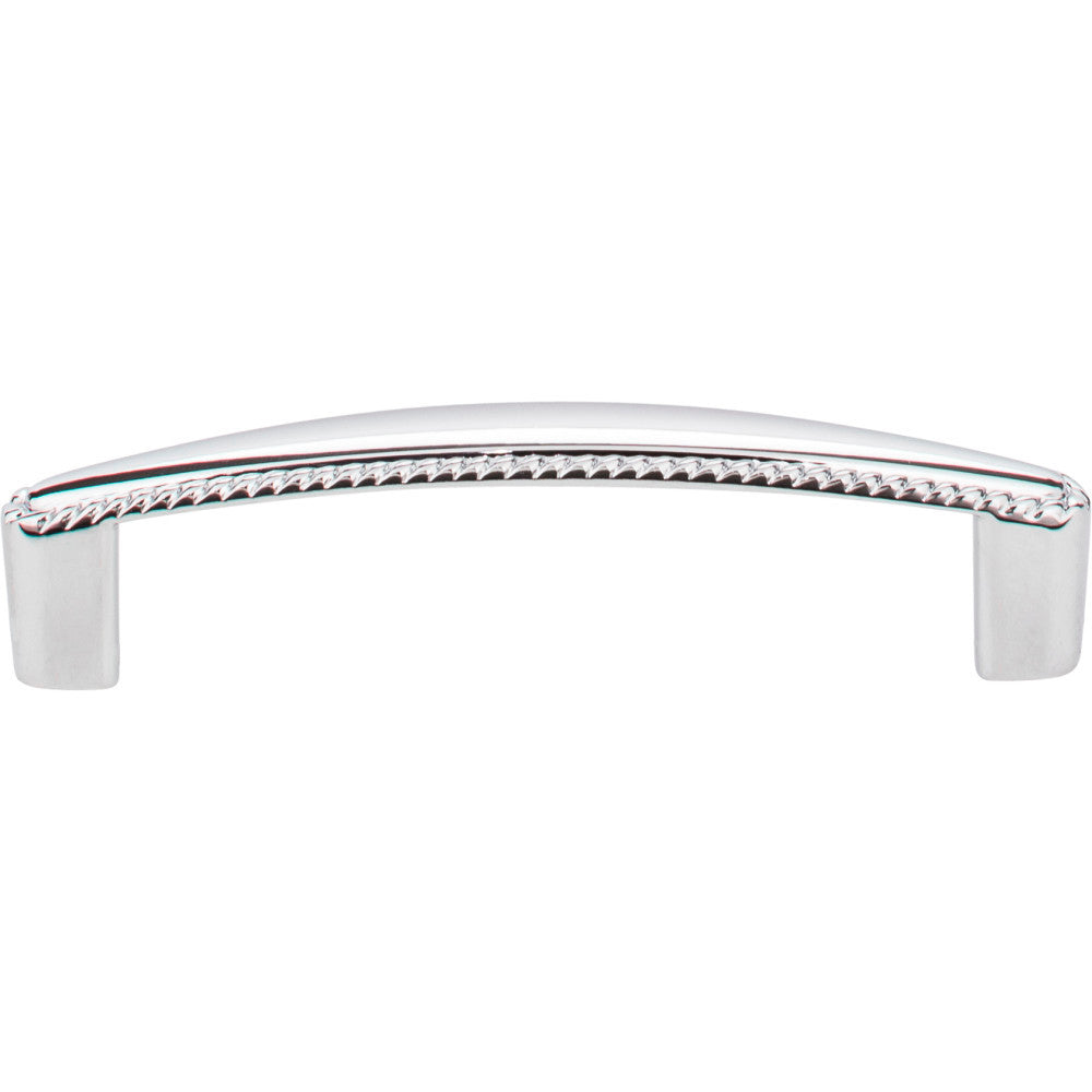 Elements Z115-96PC: 96 mm cc Lindos Bar Cabinet Pull - Polished Chrome