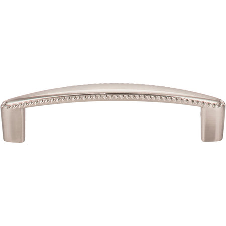 Elements Z115-96SN: 96 mm cc Lindos Bar Cabinet Pull - Satin Nickel