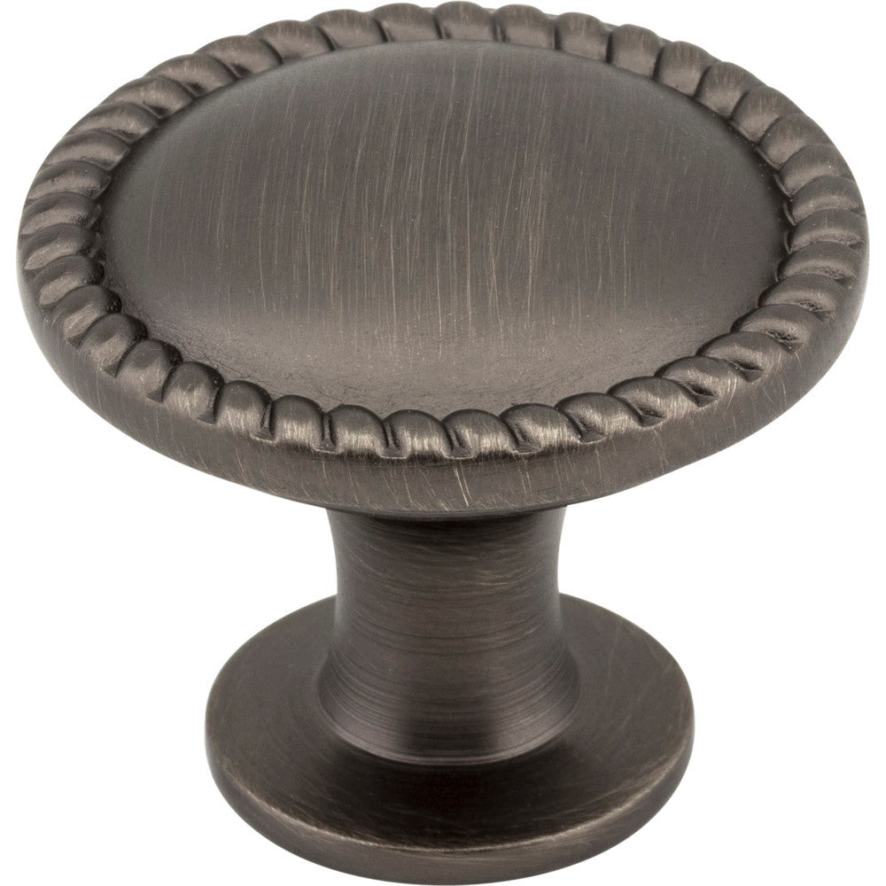 Elements Z115BNBDL: 1-1/4" Lindos Round Cabinet Knob - Brushed Pewter