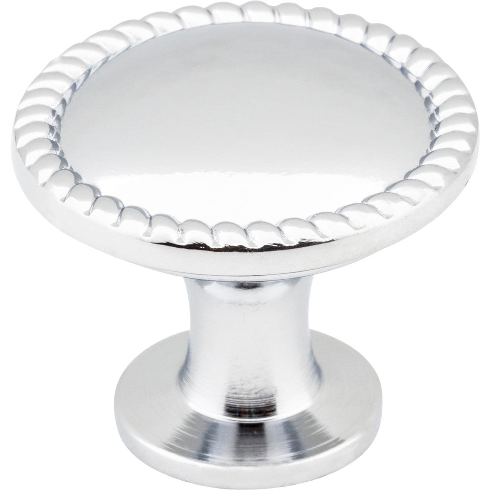 Elements Z115PC: 1-1/4" Lindos Round Cabinet Knob - Polished Chrome
