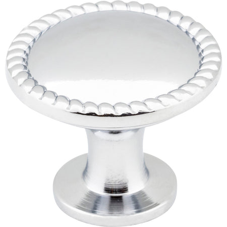 Elements Z115PC: 1-1/4" Lindos Round Cabinet Knob - Polished Chrome