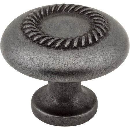 Elements Z118-DACM: 1-1/4" Cypress Round Cabinet Knob - Gun Metal
