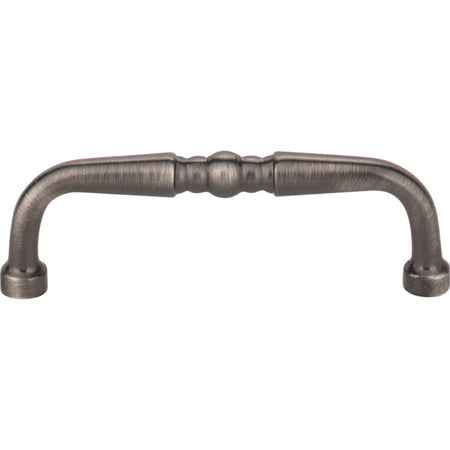 Elements Z259-3BNBDL: 3" cc Madison D-Handle Cabinet Pull - Brushed Pewter