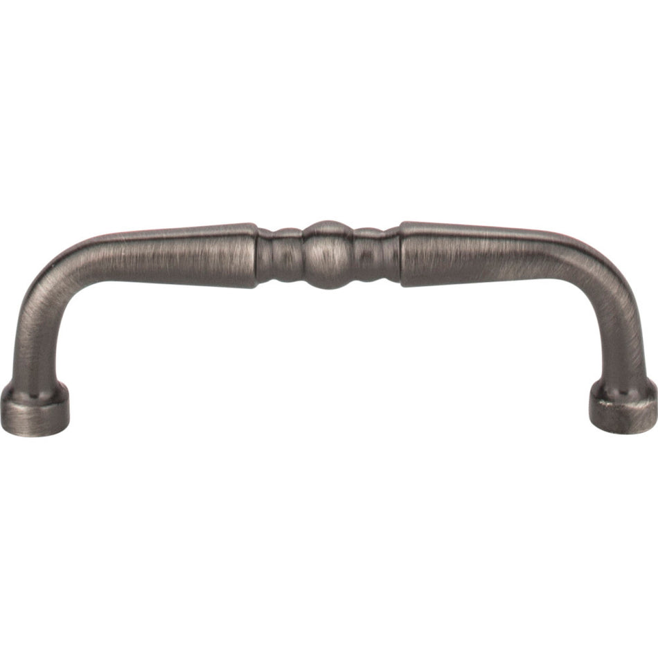 Elements Z259-3BNBDL: 3" cc Madison D-Handle Cabinet Pull - Brushed Pewter