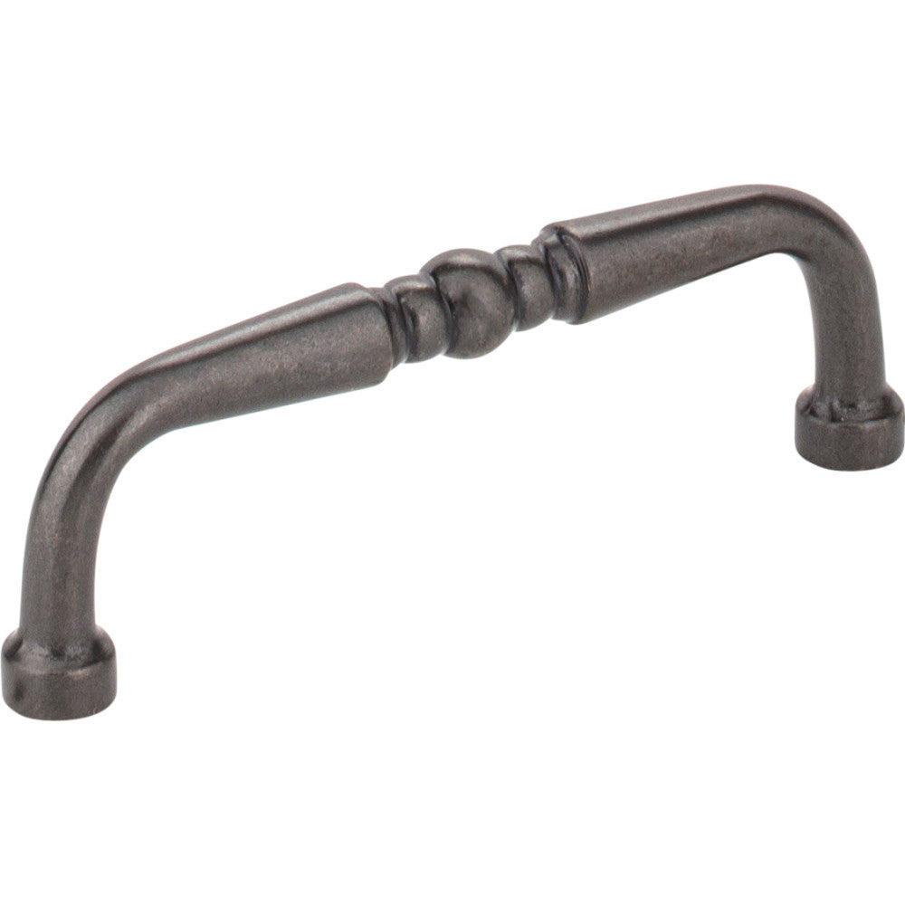 Elements Z259-3DACM: 3" cc Madison D-Handle Cabinet Pull - Gun Metal