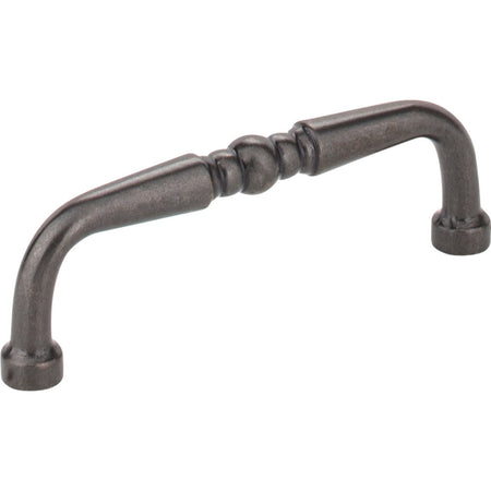 Elements Z259-3DACM: 3" cc Madison D-Handle Cabinet Pull - Gun Metal