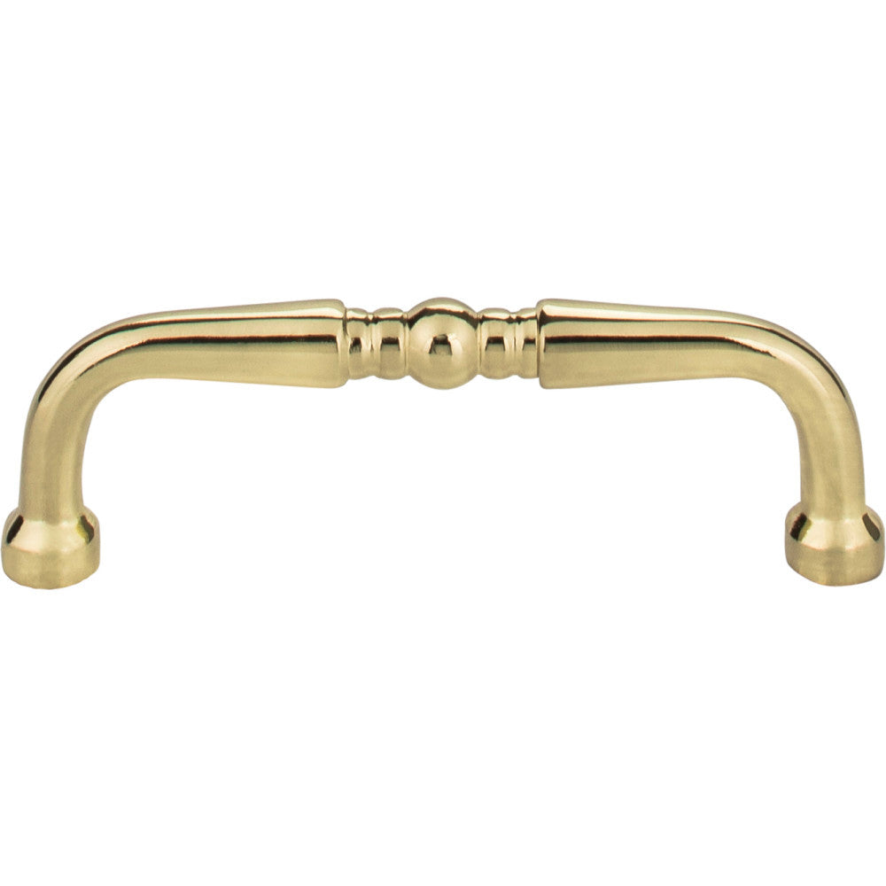 Elements Z259-3PB: 3" cc Madison D-Handle Cabinet Pull - Polished Brass