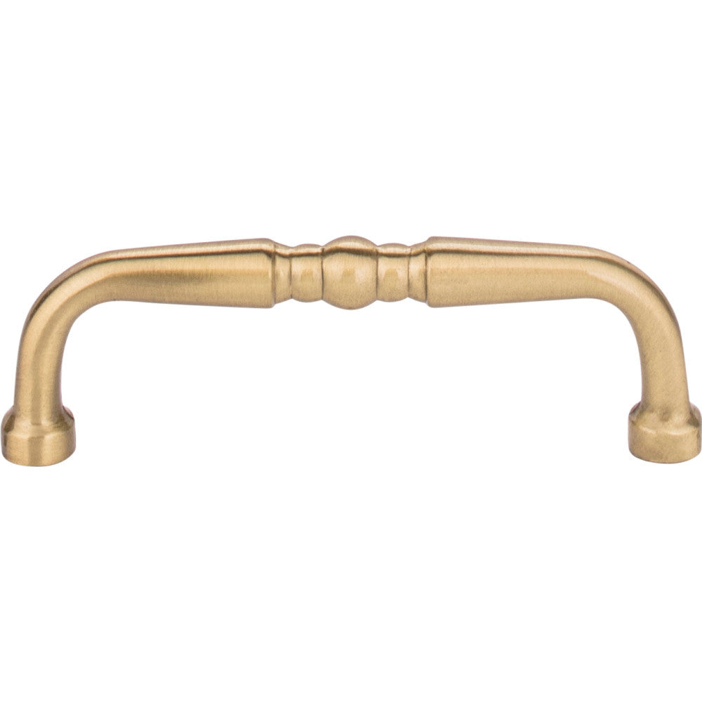 Elements Z259-3SB: 3" cc Madison D-Handle Cabinet Pull - Satin Brass