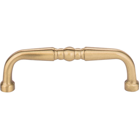Elements Z259-3SB: 3" cc Madison D-Handle Cabinet Pull - Satin Brass