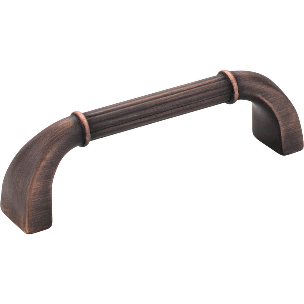 Jeffrey Alexander Z280-DBAC: 96mm cc Cordova D-Handle Cabinet Pull - Brushed Oil Rubbed Bronze