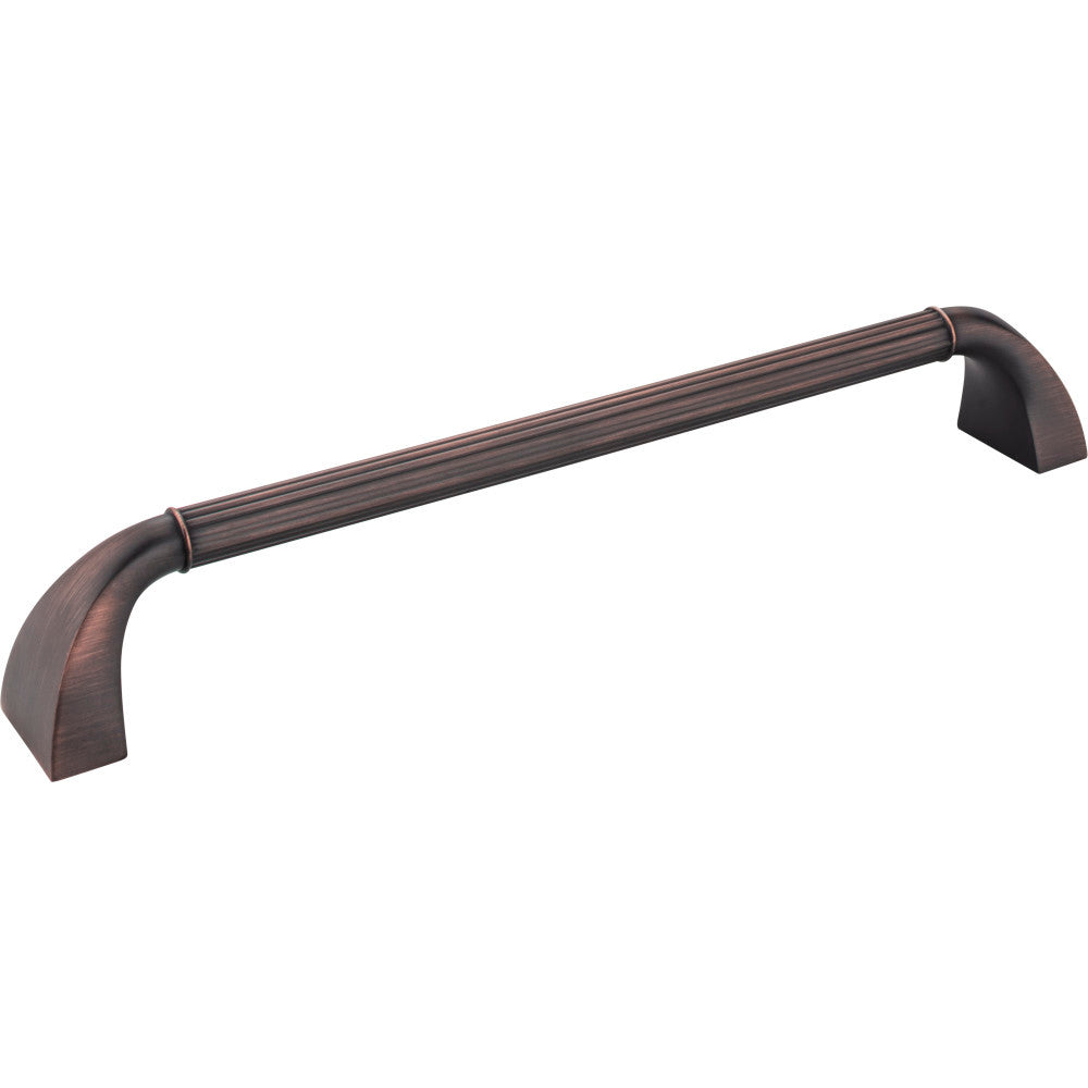 Jeffrey Alexander Z281-12DBAC: 12" cc Cordova D-Handle Appliance Pull - Brushed Oil Rubbed Bronze