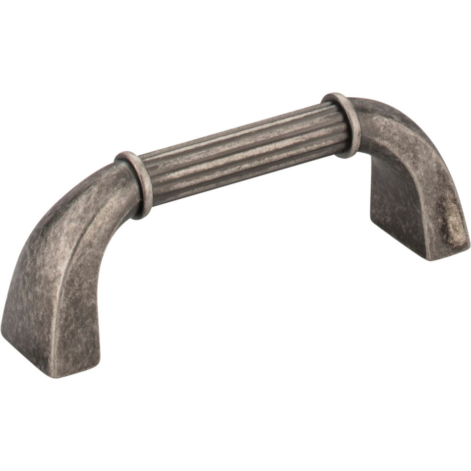 Jeffrey Alexander Z281-BNDL: 3" cc Cordova D-Handle Cabinet Pull - Distressed Pewter