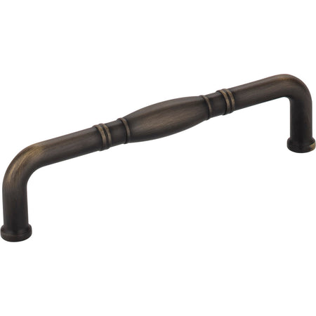 Jeffrey Alexander Z290-128-ABSB: 128mm cc Durham D-Handle Cabinet Pull - Antique Brushed Satin Brass