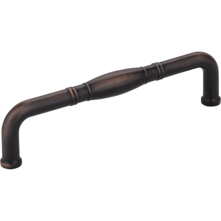 Jeffrey Alexander Z290-128-DBAC: 128mm cc Durham D-Handle Cabinet Pull - Brushed Oil Rubbed Bronze
