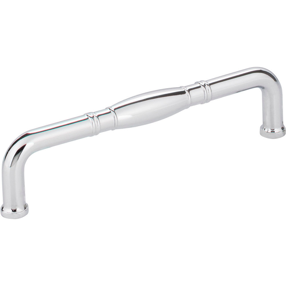 Jeffrey Alexander Z290-128-PC: 128mm cc Durham D-Handle Cabinet Pull - Polished Chrome