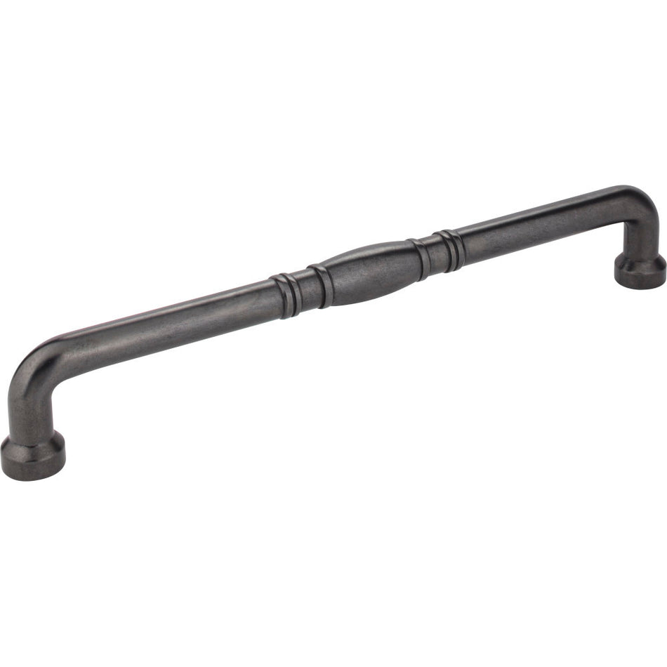 Jeffrey Alexander Z290-12DACM: 12" cc Durham D-Handle Appliance Pull - Gun Metal