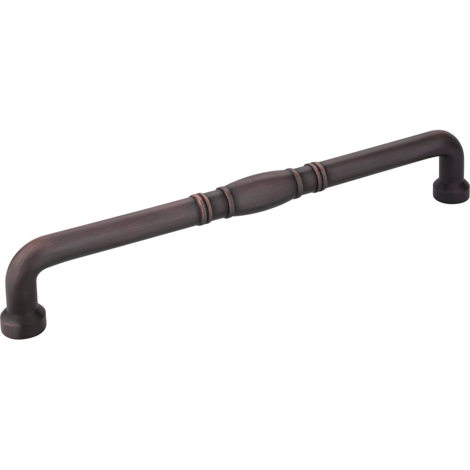 Jeffrey Alexander Z290-12DBAC: 12" cc Durham D-Handle Appliance Pull - Brushed Oil Rubbed Bronze