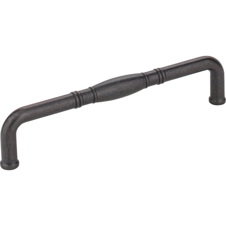 Jeffrey Alexander Z290-160-DACM: 160mm cc Durham D-Handle Cabinet Pull - Gun Metal