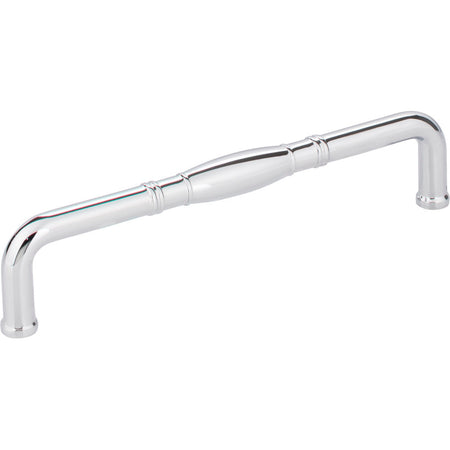 Jeffrey Alexander Z290-160-PC: 160mm cc Durham D-Handle Cabinet Pull - Polished Chrome