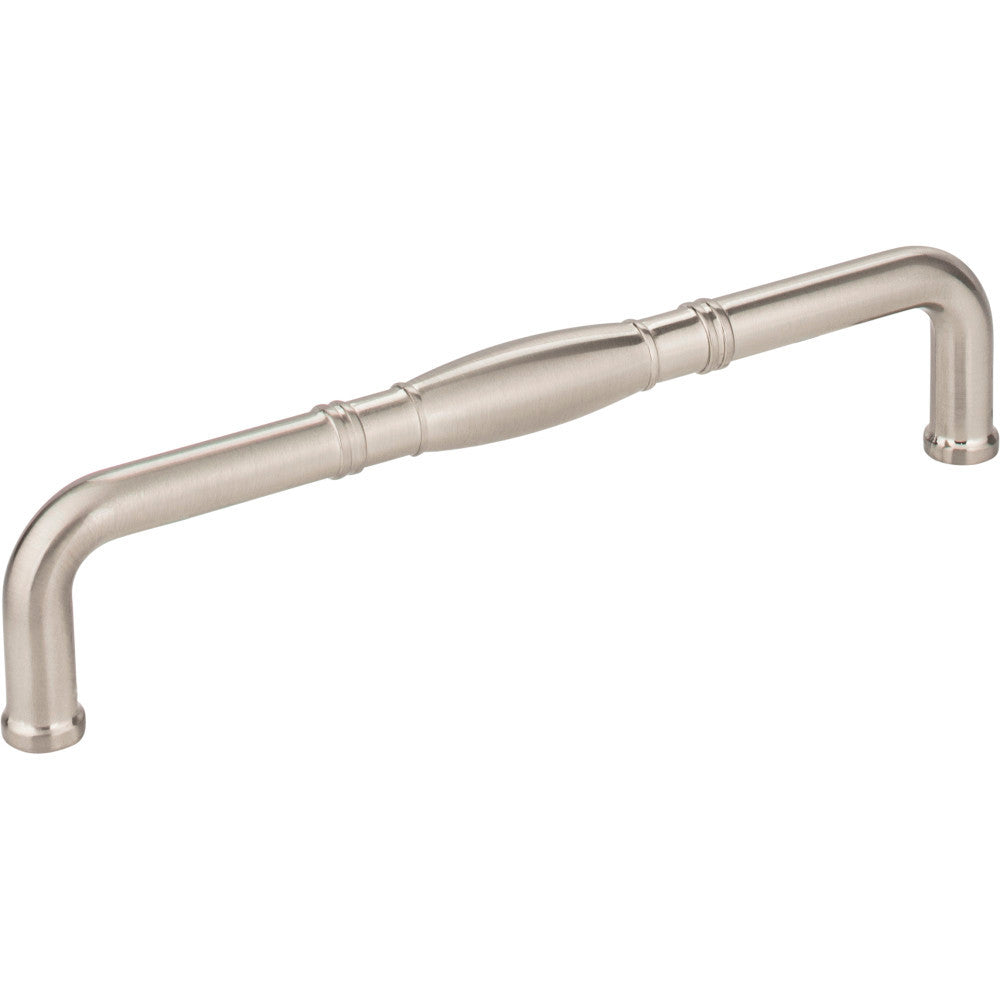 Jeffrey Alexander Z290-160-SN: 160mm cc Durham D-Handle Cabinet Pull - Satin Nickel