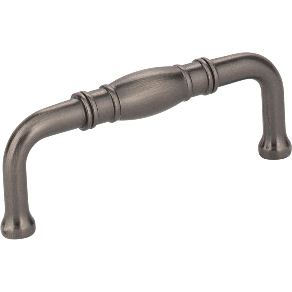 Jeffrey Alexander Z290-3-BNBDL: 3" cc Durham D-Handle Cabinet Pull - Brushed Pewter