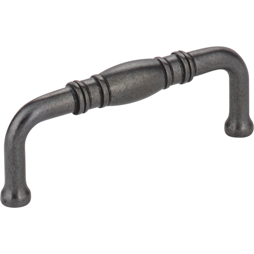 Jeffrey Alexander Z290-3-DACM: 3" cc Durham D-Handle Cabinet Pull - Gun Metal