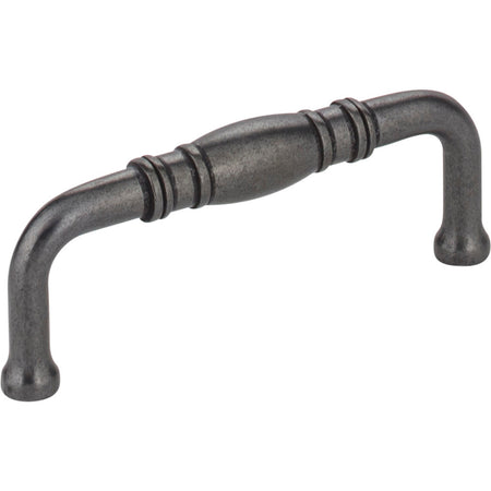 Jeffrey Alexander Z290-3-DACM: 3" cc Durham D-Handle Cabinet Pull - Gun Metal
